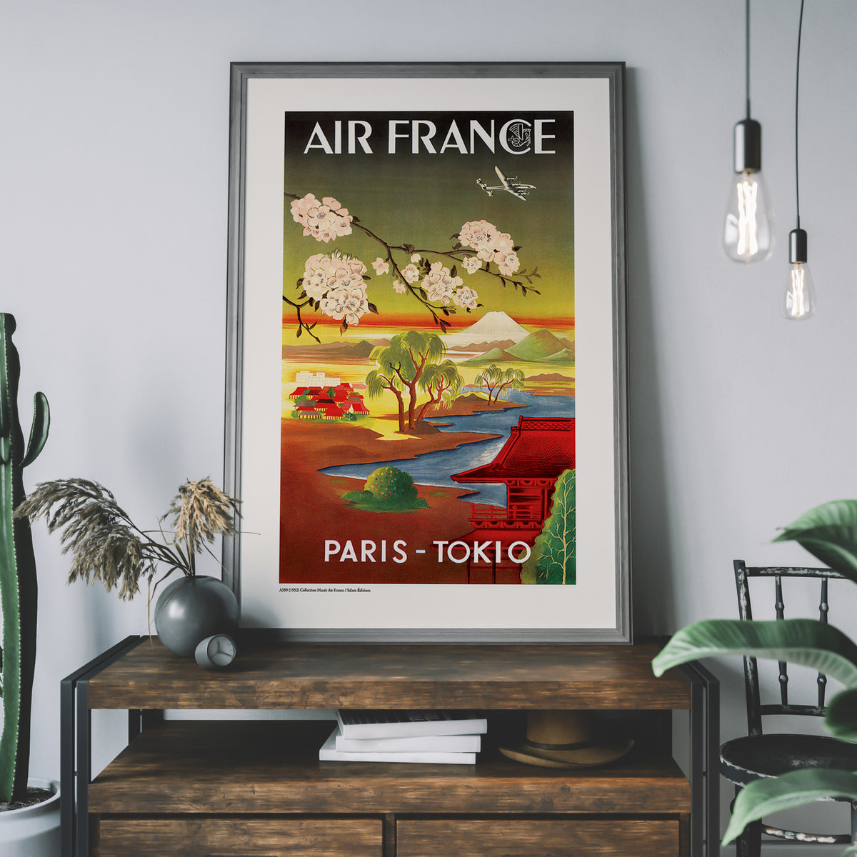 Affiche Le Japon Air France 1955 