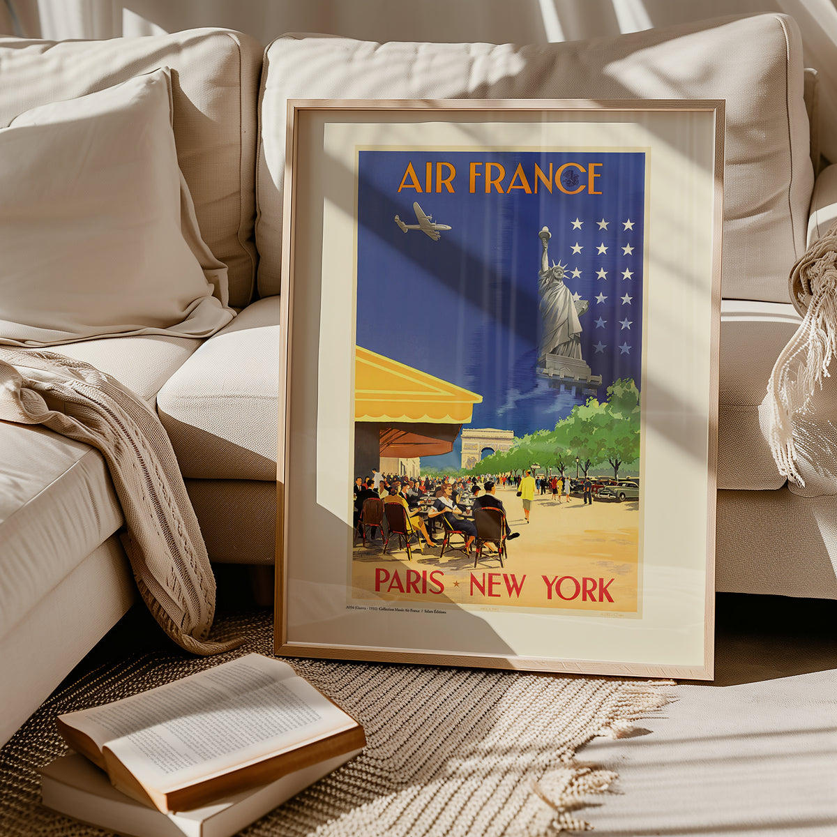 Affiche Air France / Paris - New York A054