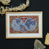 Air France / WORLD MAP On the wings of Air France... A242