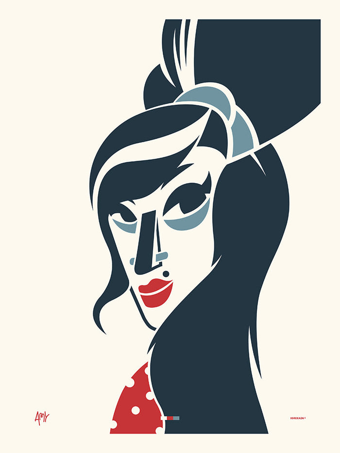 Amy Winehouse sans fond de IGREKA2N