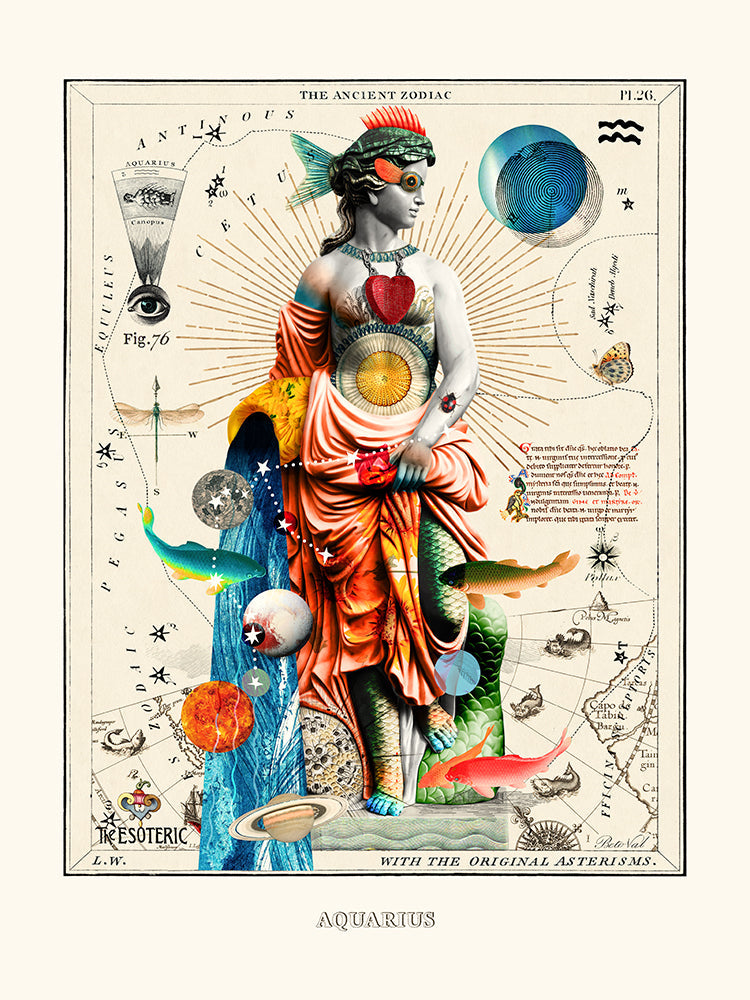 Aquarius (Zodiaque Verseau) de Béto Val