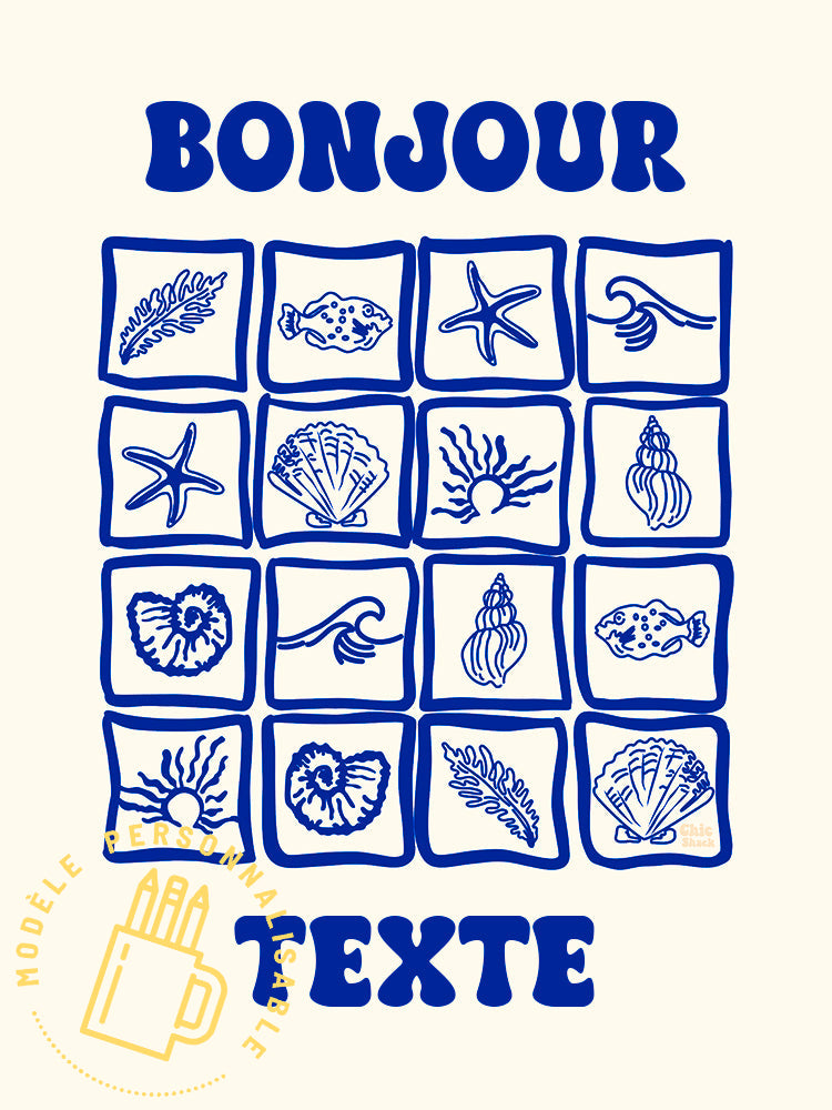 Bonjour.... (personnalisable) de ChicShack