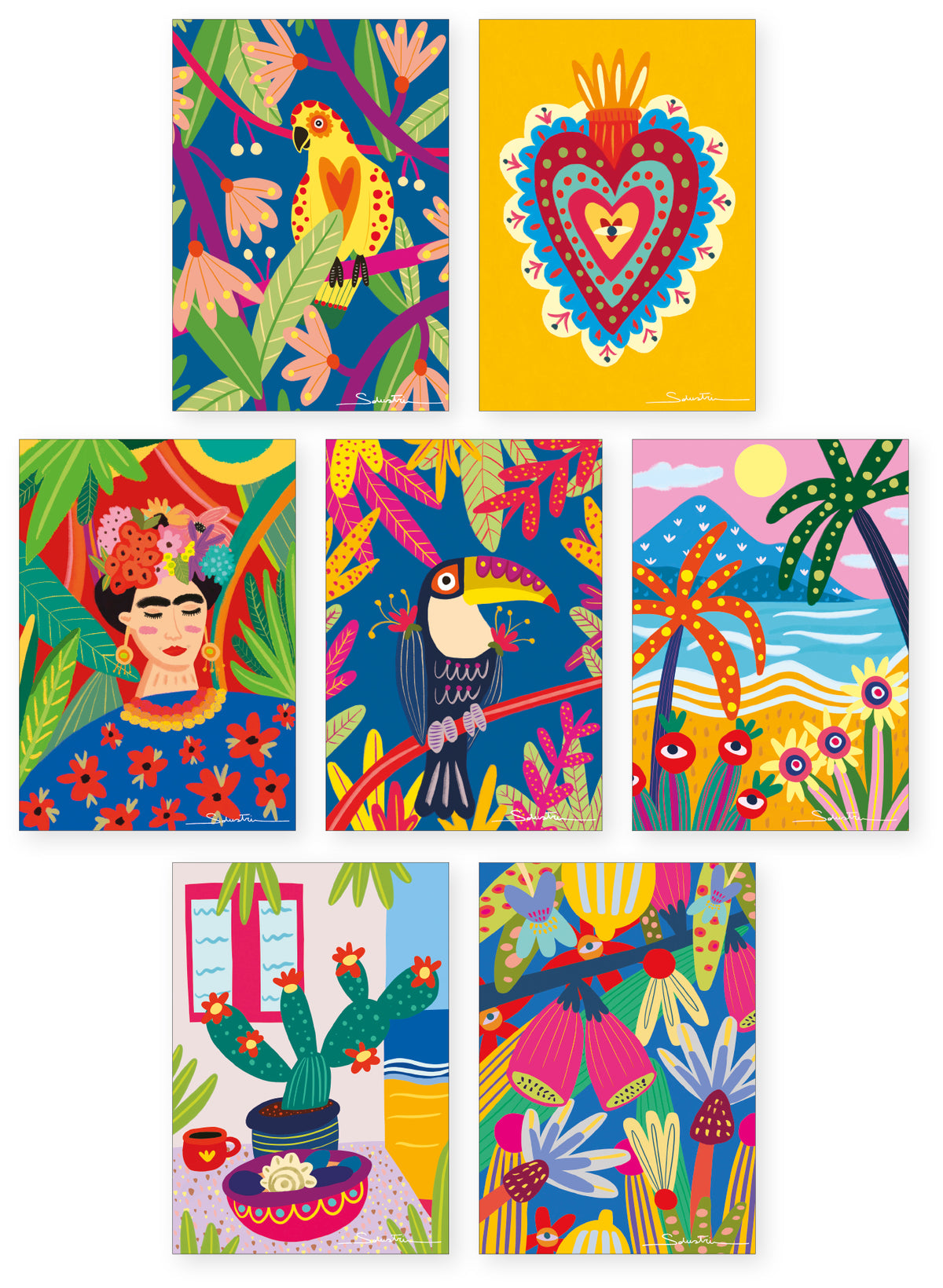 Collection "Catérina Solustri" - 7 CP