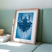 Mante Religieuse par les Papiers Bleus