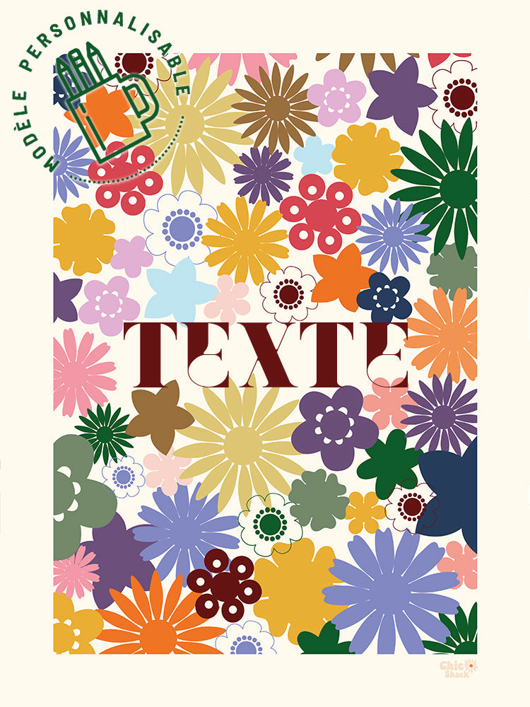 Fleurs (personnalisable) de ChicShack