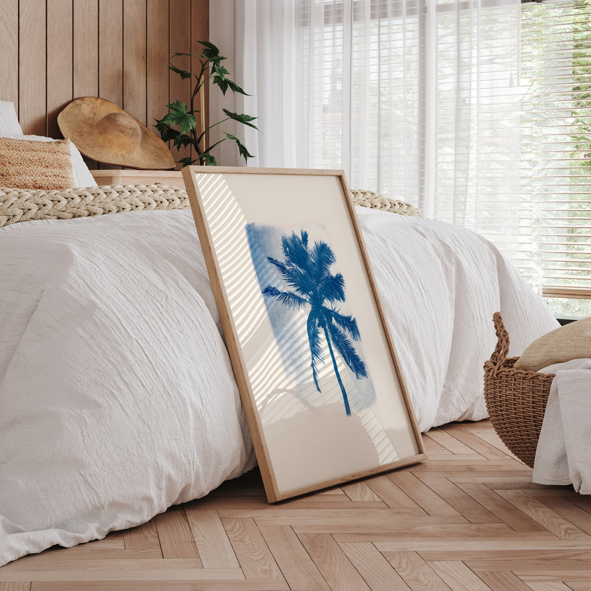 Palmier de Guadeloupe par Les Papiers Bleus