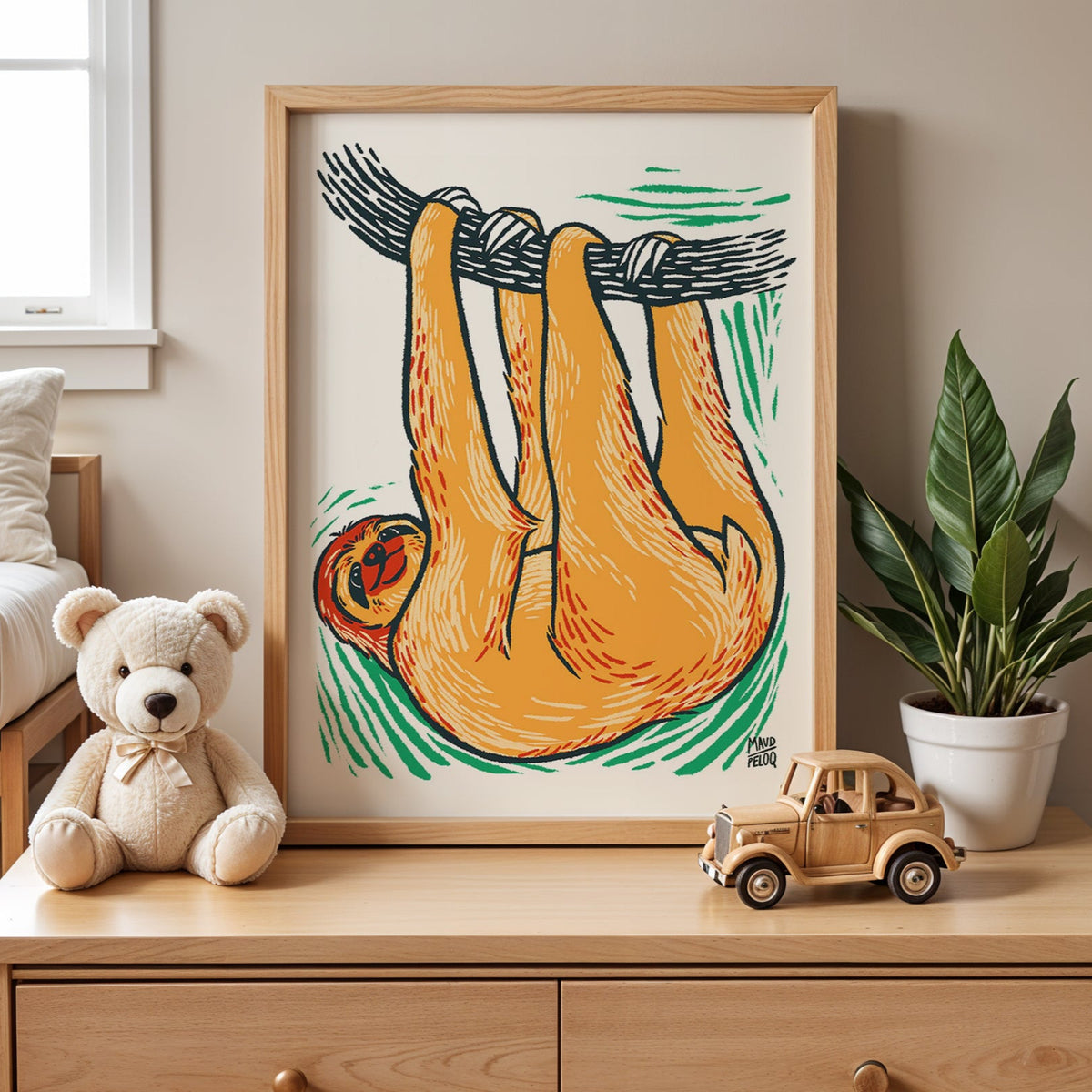 Paresseux de Maud Peloq