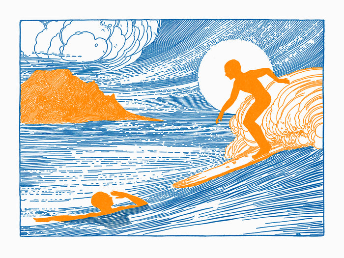 Riso -Stowaway in Paradise (paysage bichromie)