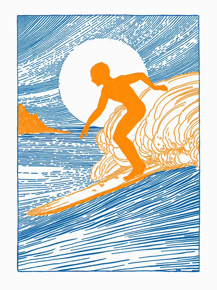 Riso -Stowaway in Paradise (portrait bichromie)