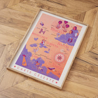 Carte céleste de Victor Lejeune