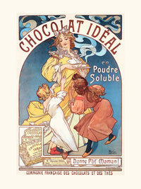 Chocolat idéal de Alphons Mucha