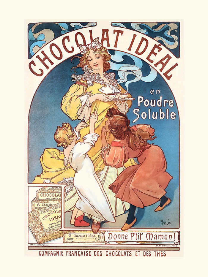 Chocolat idéal de Alphons Mucha