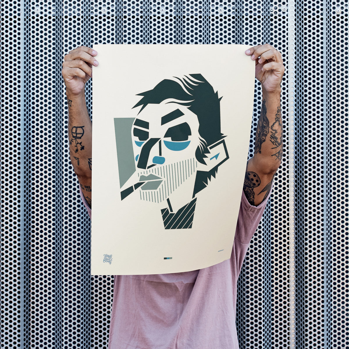 Serge Gainsbourg sans fond de IGREKA2N