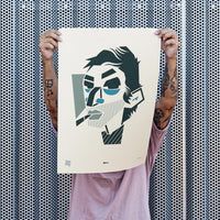 Serge Gainsbourg sans fond de IGREKA2N