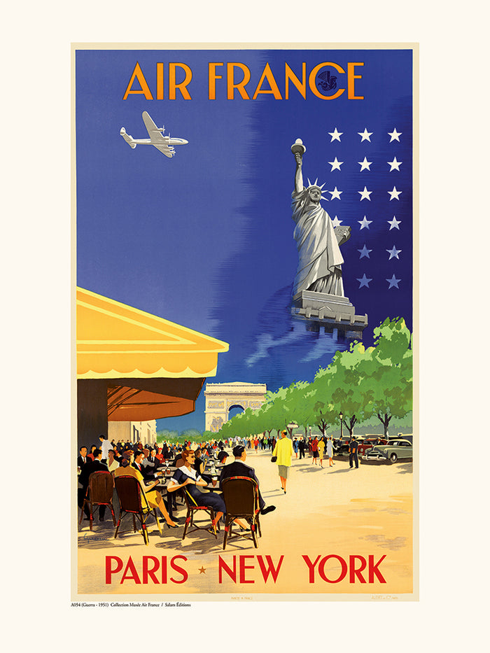 Affiche Air France / Paris - New York A054