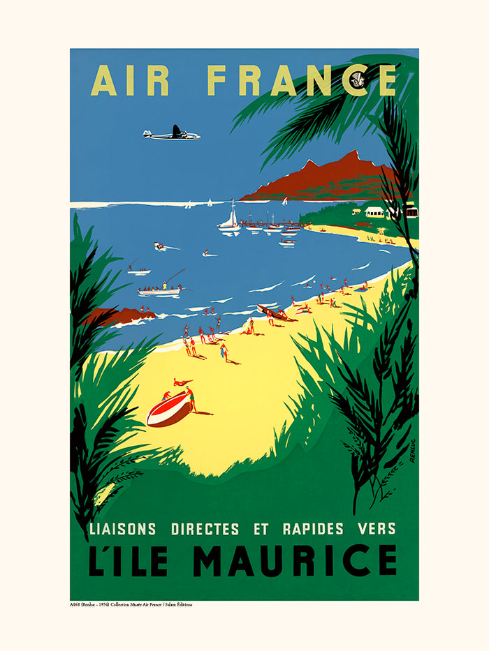 Affiche Air France / L'île Maurice A068