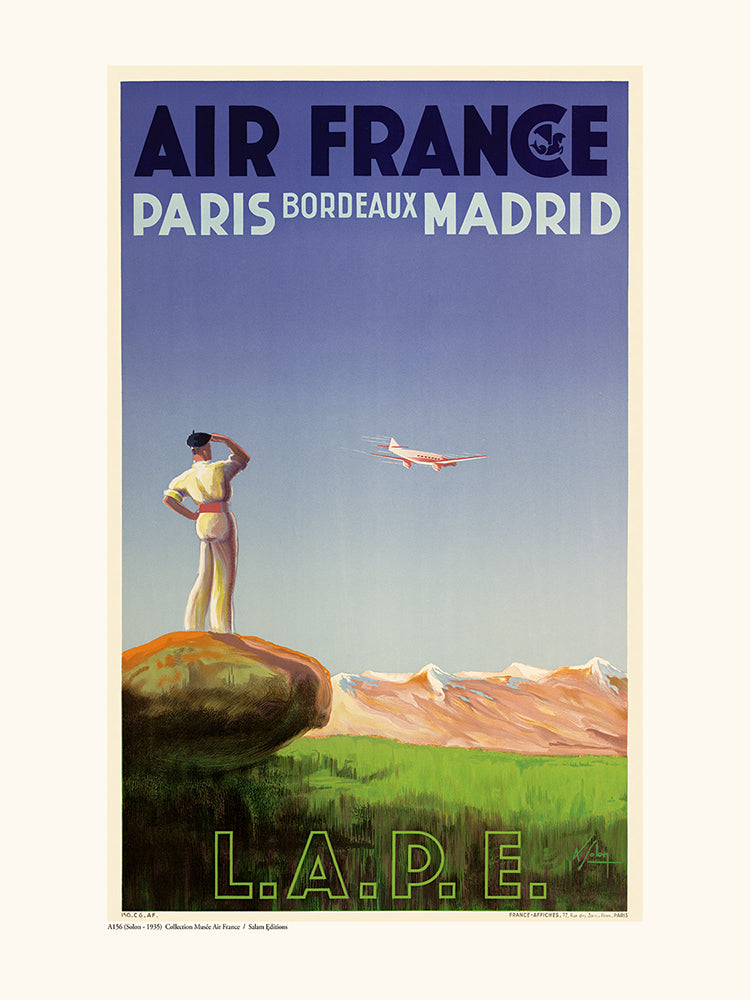 Air France / LAPE Paris - Bordeaux - Madrid A156