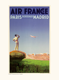 Air France / LAPE Paris - Bordeaux - Madrid A156