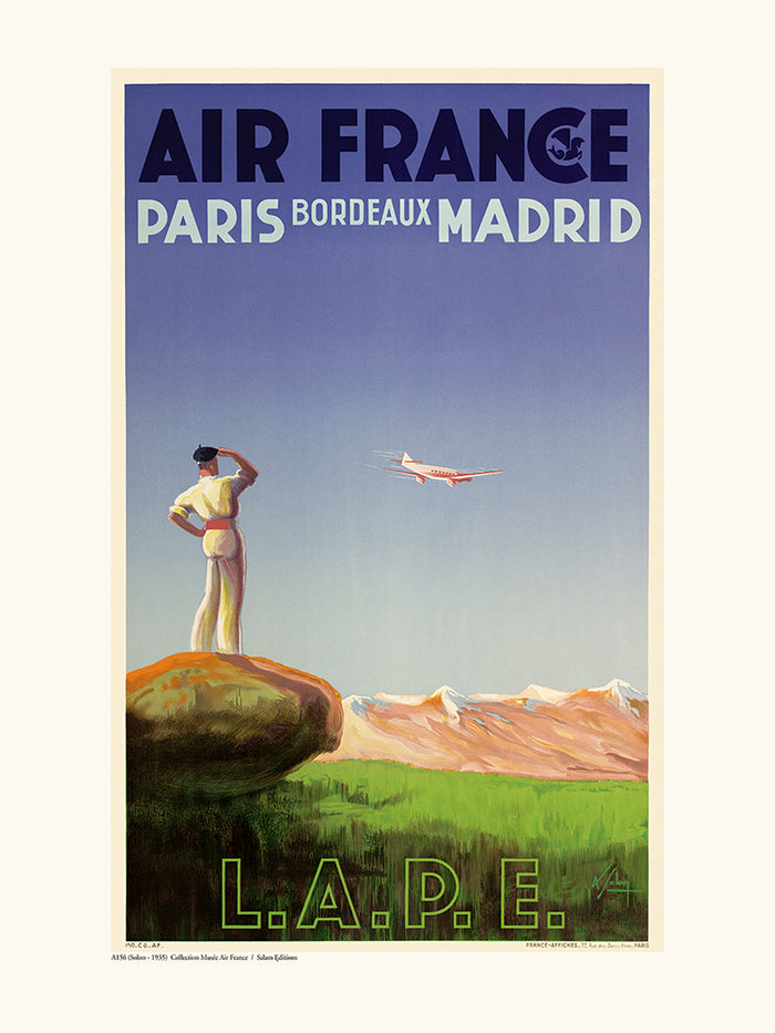 Air France / LAPE Paris - Bordeaux - Madrid A156