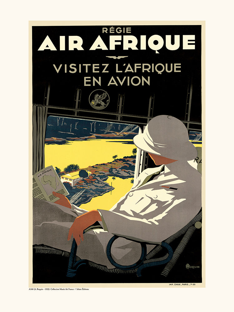 Régie Air Afrique / Visitez l‘Afrique en avion A166