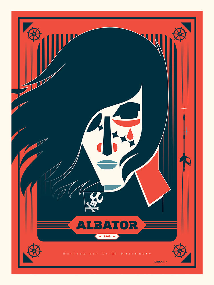 Albator Fond Rouge de IGREKA2N