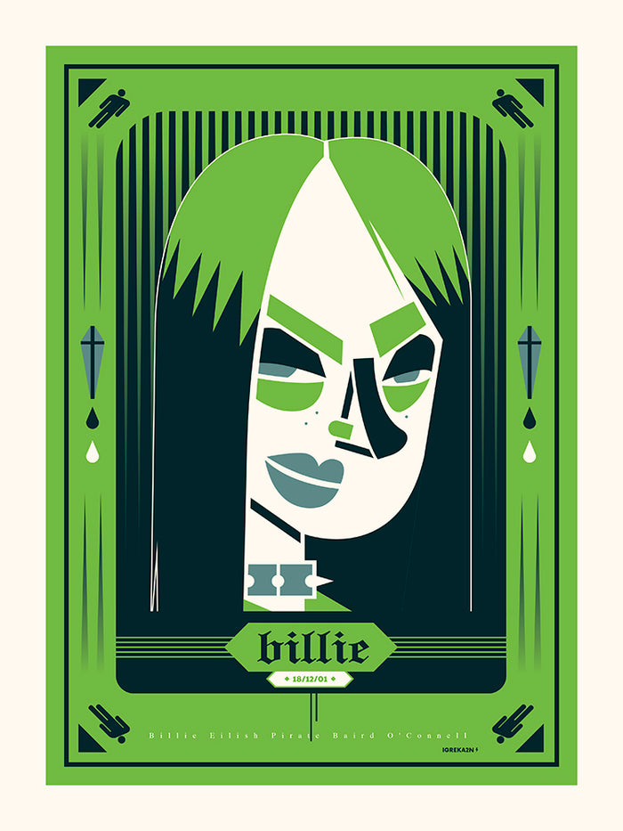 Billie Eilish fond de IGREKA2N