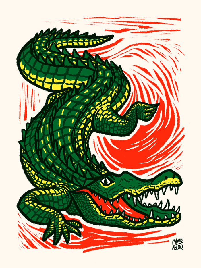 Crocodile de Maud Peloq