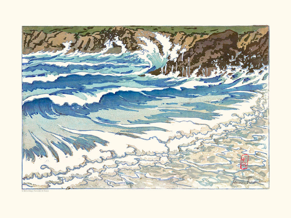 L'Écume après la vague de Bretagne par Henri Rivière