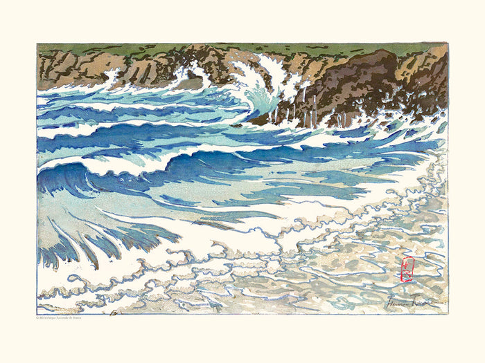 L'Écume après la vague de Bretagne par Henri Rivière