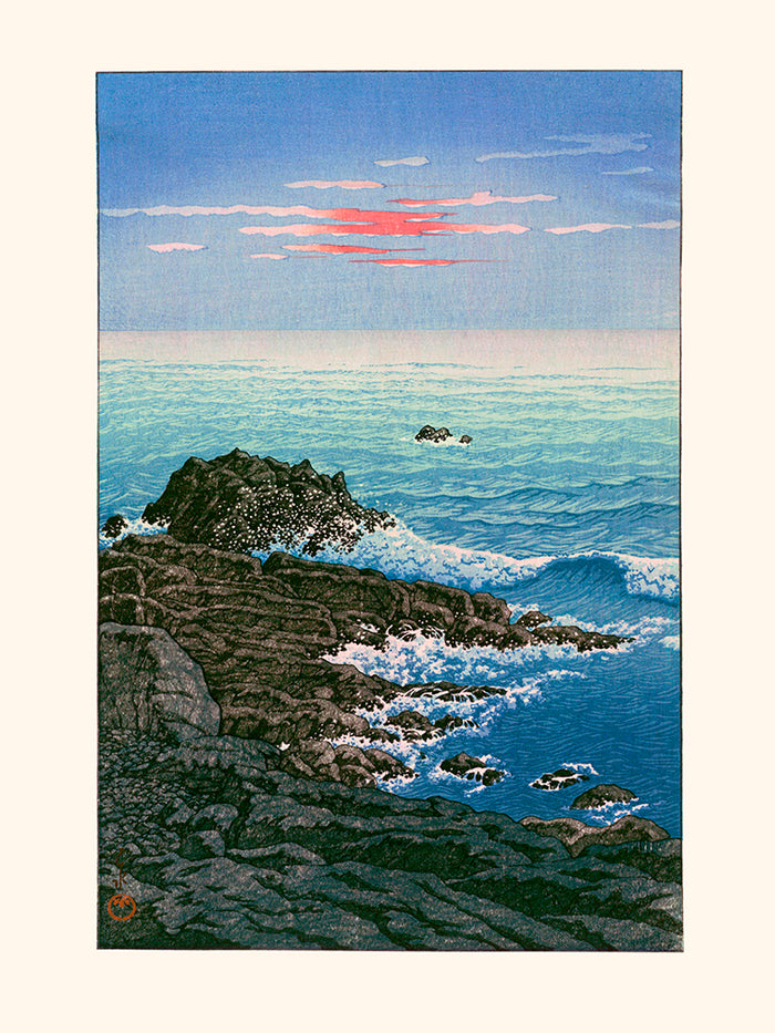 Matinée au Cap Unibo de Kawase Hasui