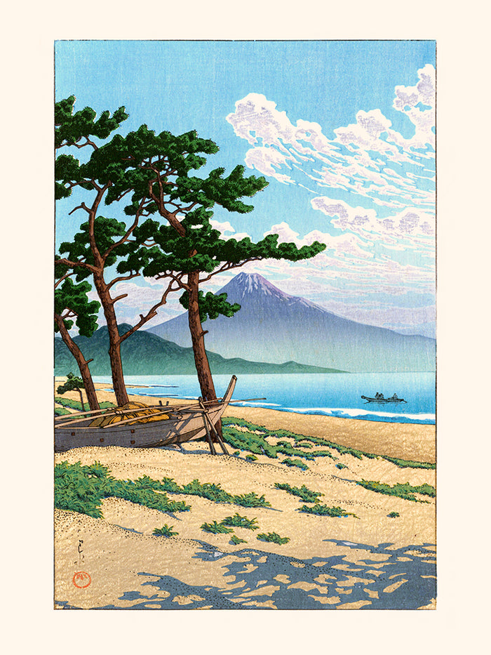 Miho no Matsubara de Kawase Hasui