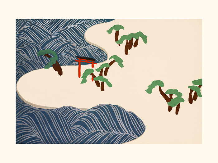 Vagues de l'océan et soleil de Sekka