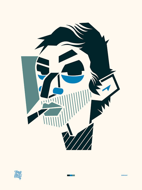 Serge Gainsbourg sans fond de IGREKA2N