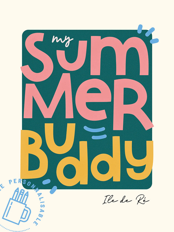 Summer buddy (personnalisable)