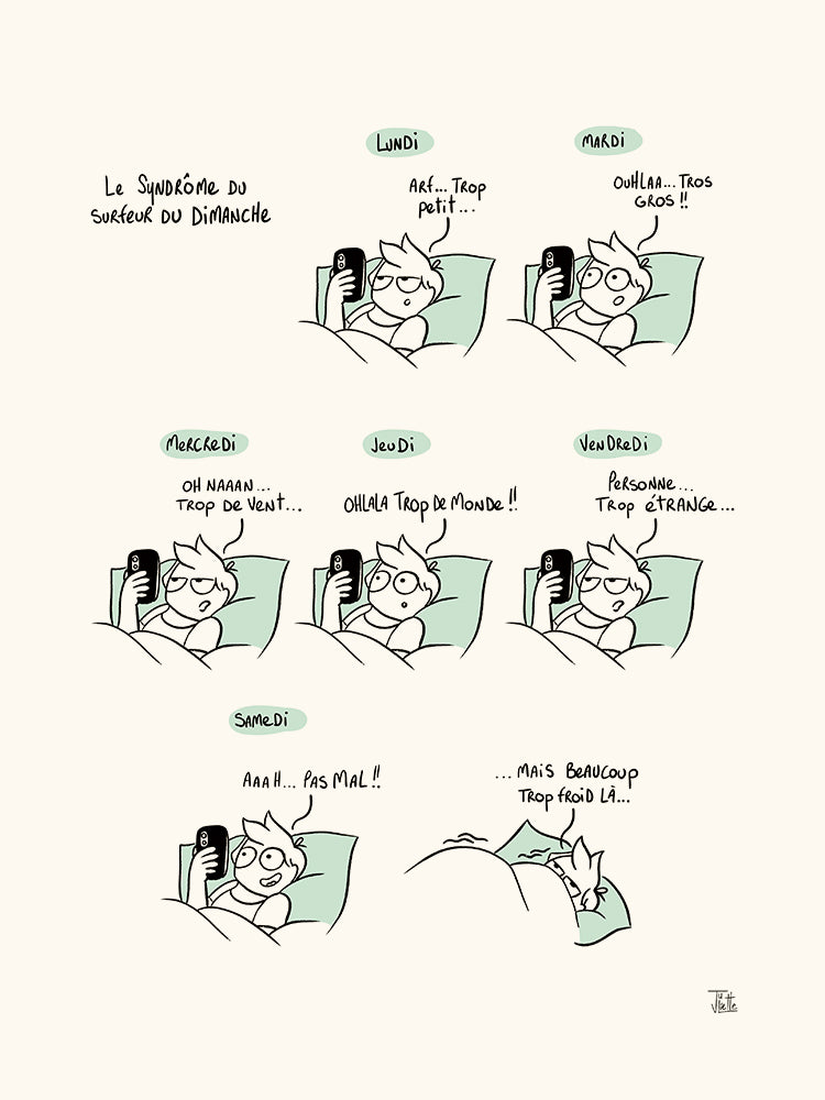 Surfeur du dimanche de Juliette