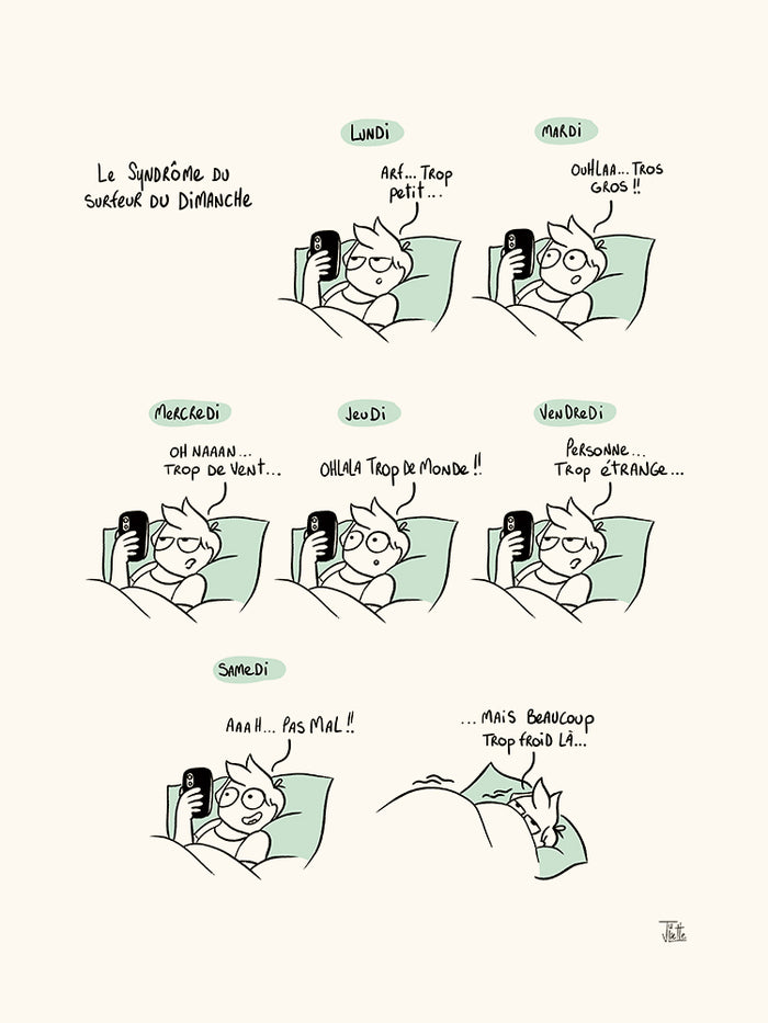 Surfeur du dimanche de Juliette