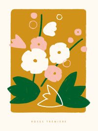 WAX Roses trémières