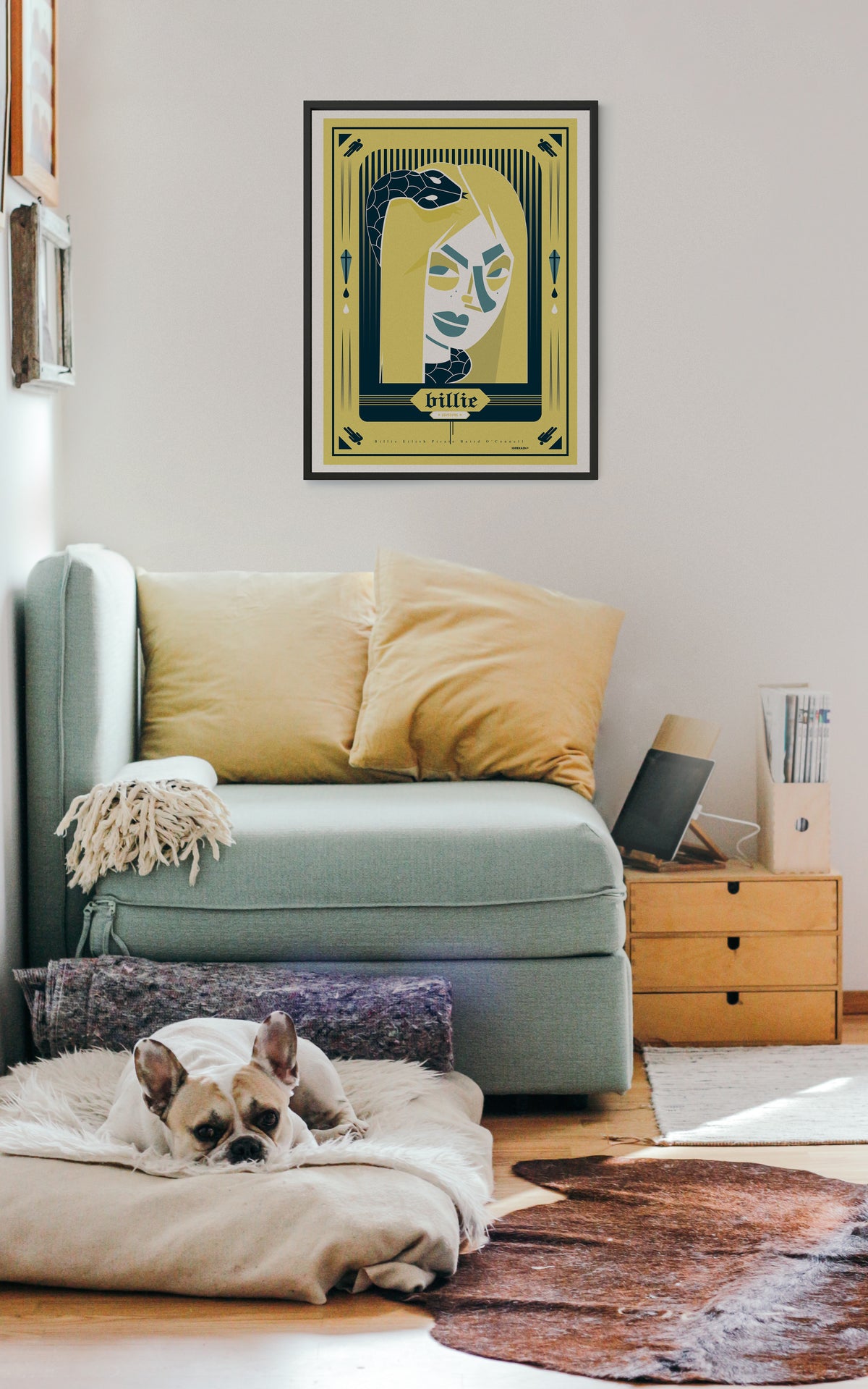 Billie Eilish (serpent) fond de IGREKA2N