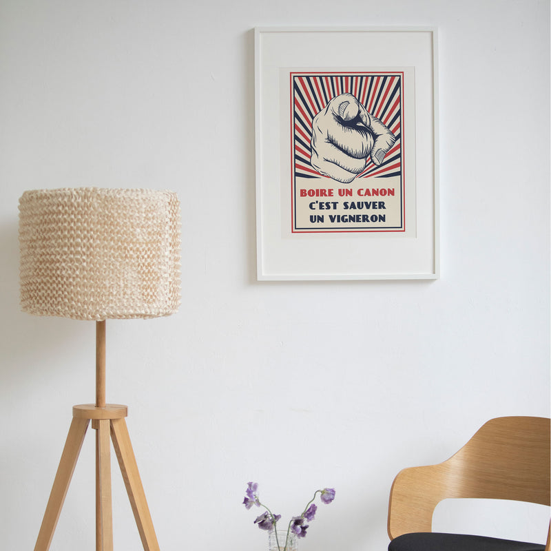 Affiches sur le vin, les alcools et la gastronomie