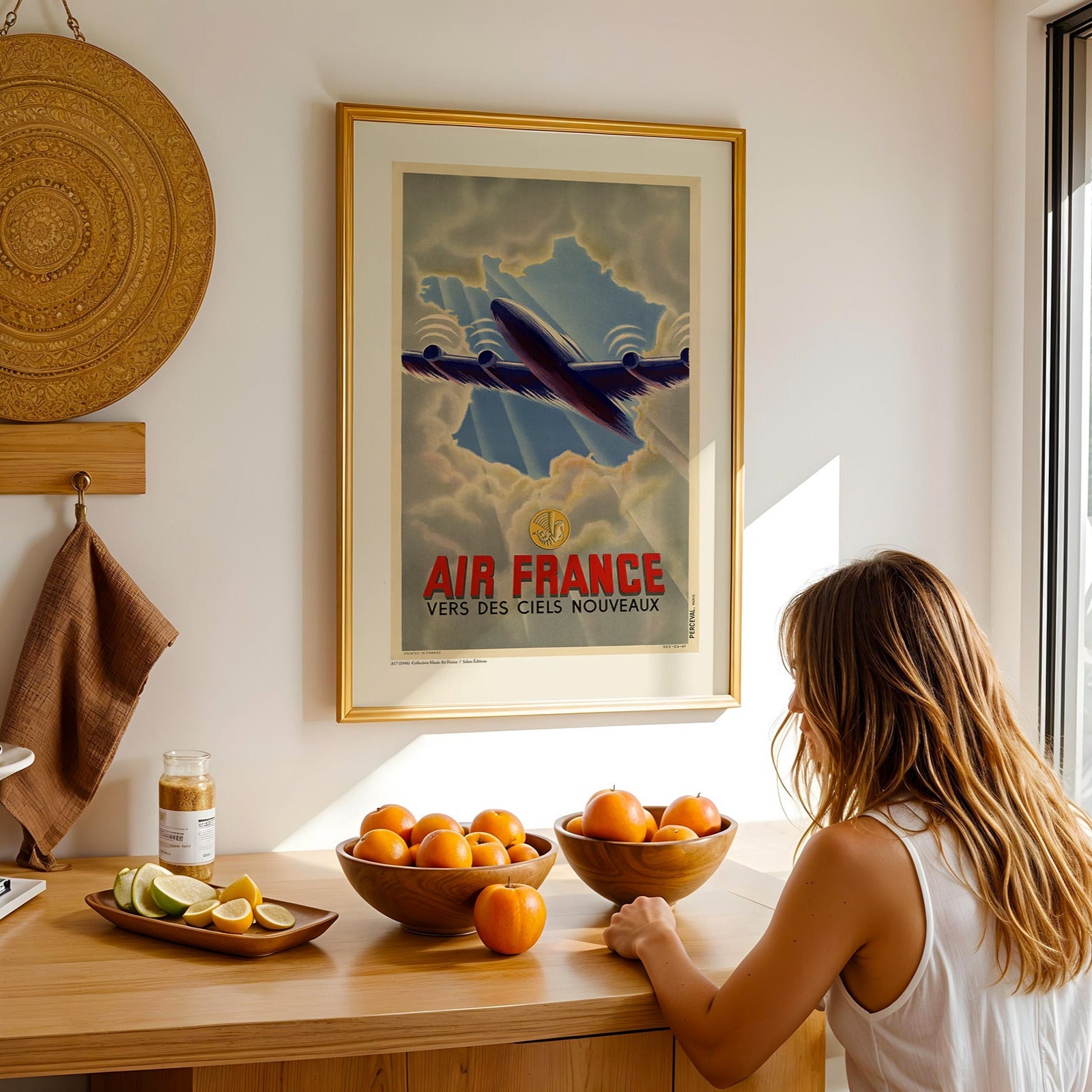 Air France / Vers des ciels nouveaux A017 – Cartes-gravures.com