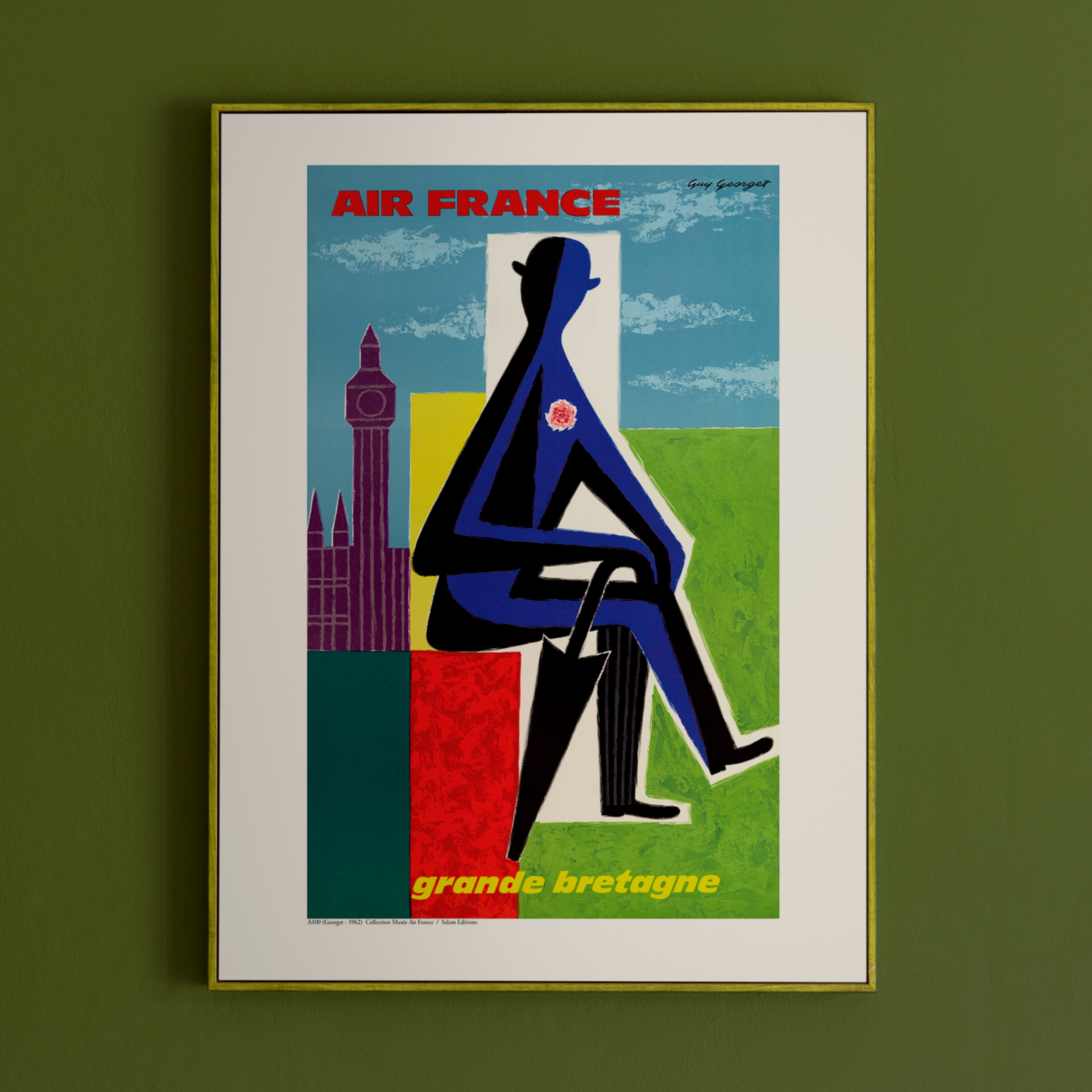 Air France / Grande Bretagne A100 – Cartes-gravures.com