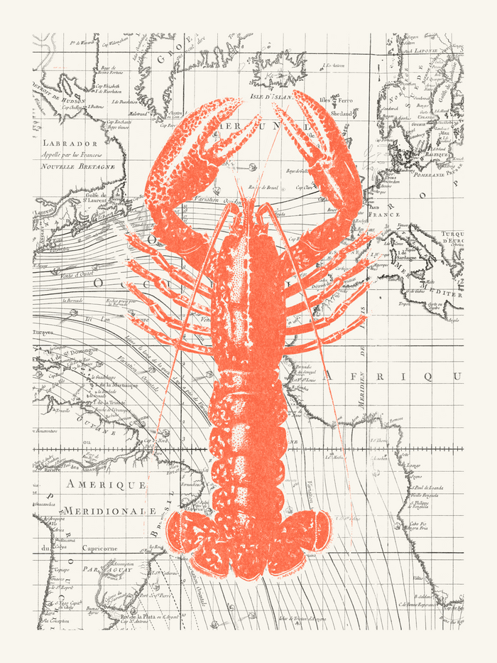 Homard & carte