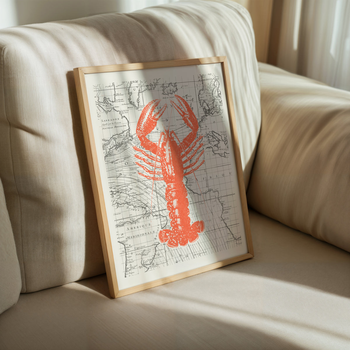 Homard & carte