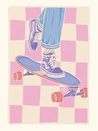 Checkerboard Skate - Art Rider