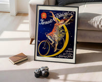 SUPERBE AFFICHE ANCIENNE ORIGINALE VELO ANCIEN CYCLES CLEMENT par MISTI SUPERBE AFFICHE ANCIENNE ORIGINALE VELO ANCIEN CYCLES CLEMENT par MISTI