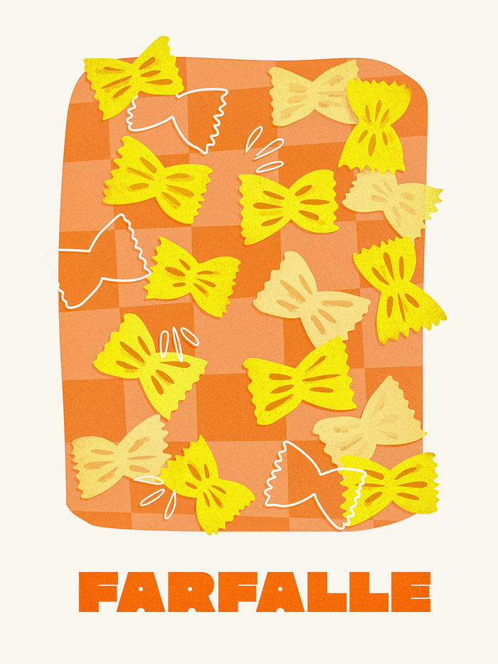 Farfalle en pagaille
