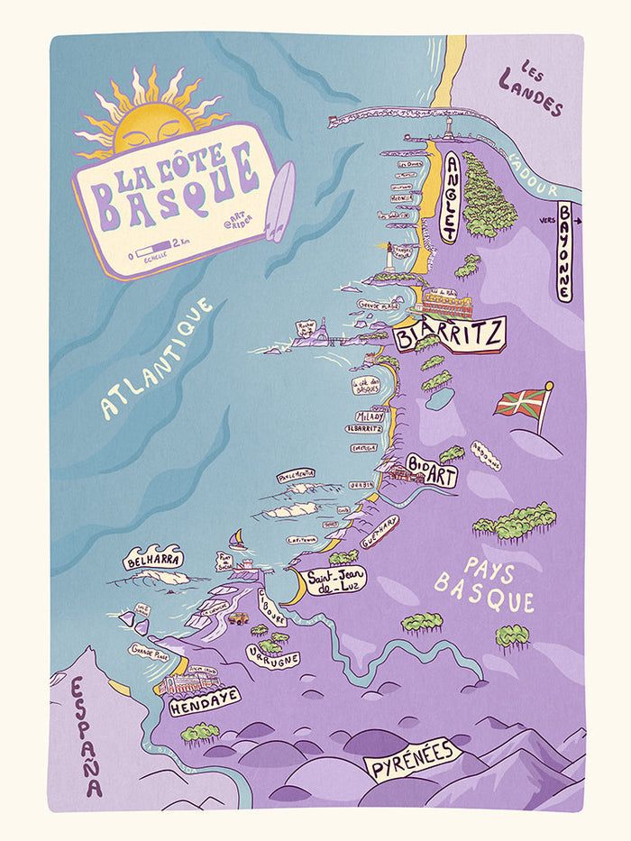 La côte Basque - Art Rider