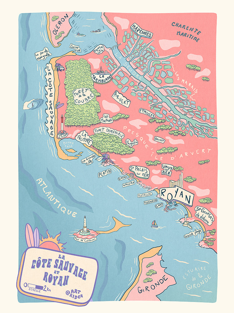 La côte sauvage et Royan - Art Rider
