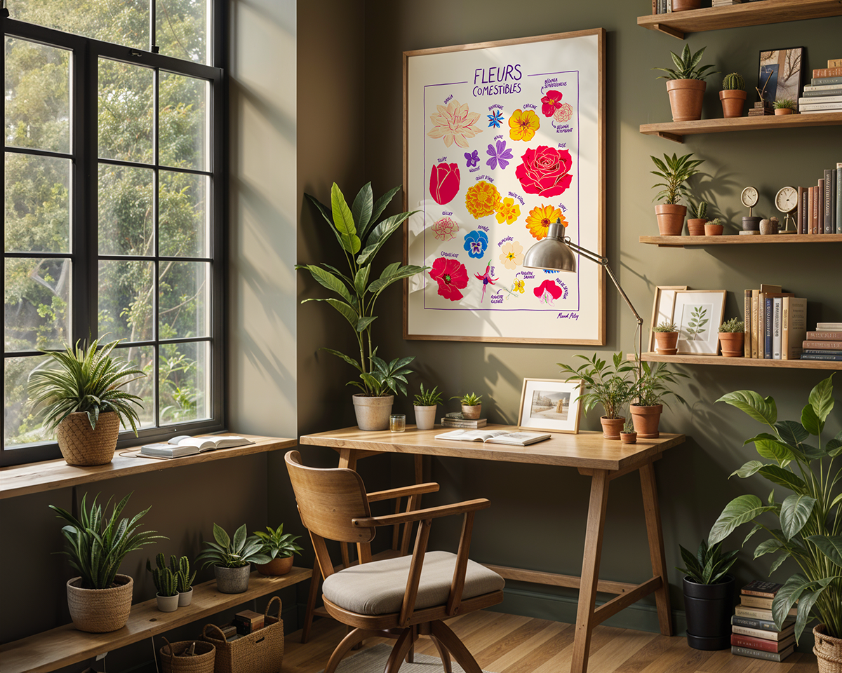 Fleurs comestibles - Maud Peloq