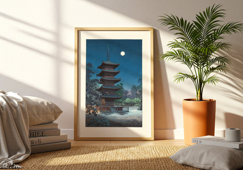 Temple Asakusa Kinryūzan de Tsuchiya Kōitsu